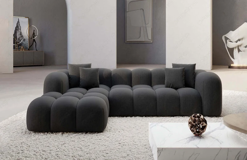 Stoff Ecksofa Formentera L-Form