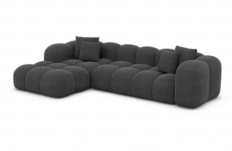 Stoff Ecksofa Formentera L-Form