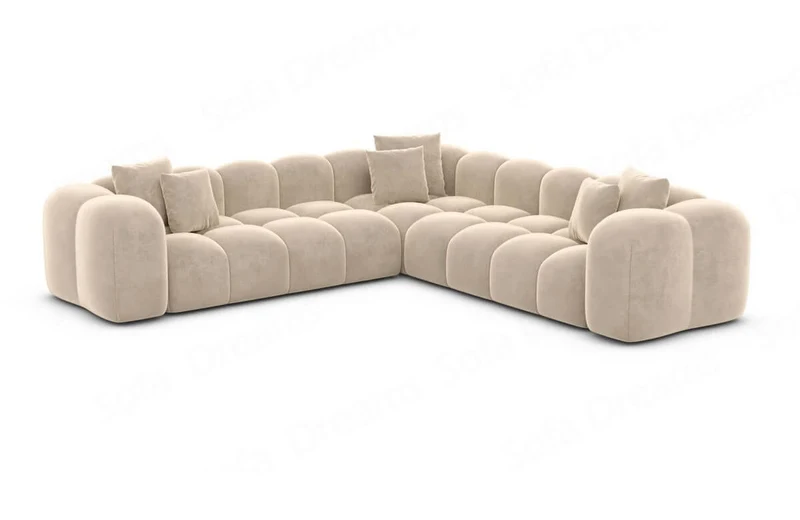 Ecksofa Formentera L-Form aus Stoff