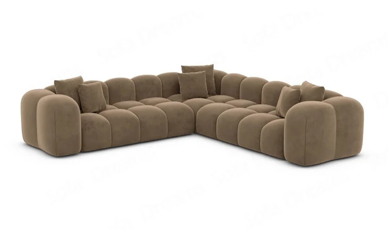 Ecksofa Formentera L-Form aus Stoff