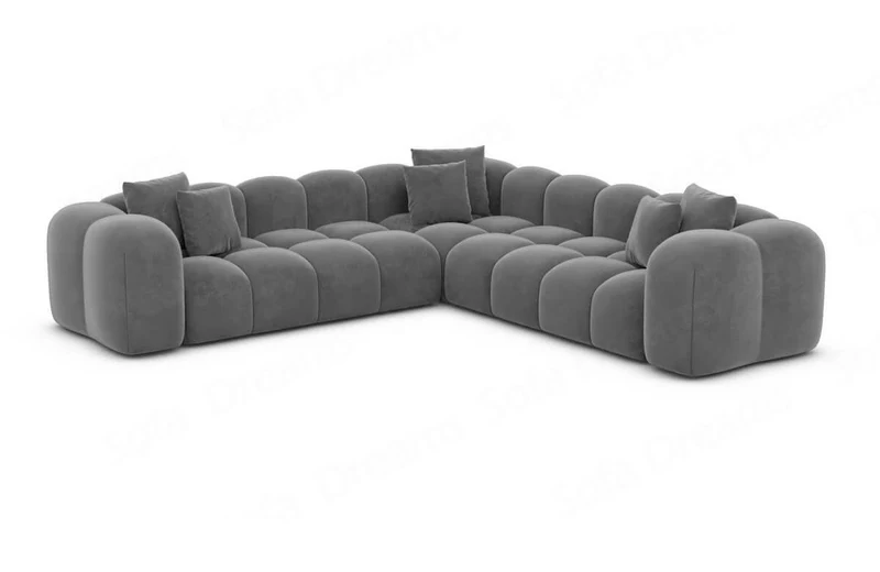 Ecksofa Formentera L-Form aus Stoff