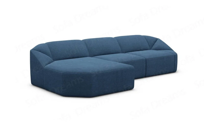Stoff Ecksofa Cabrera L-Form Kurz