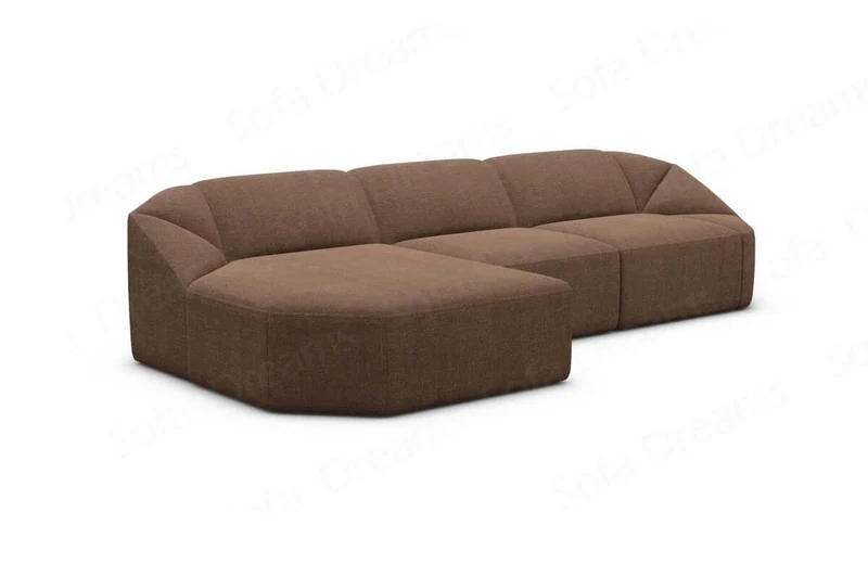 Stoff Ecksofa Cabrera L-Form Kurz