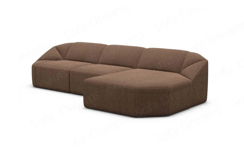 Stoff Ecksofa Cabrera L-Form Kurz
