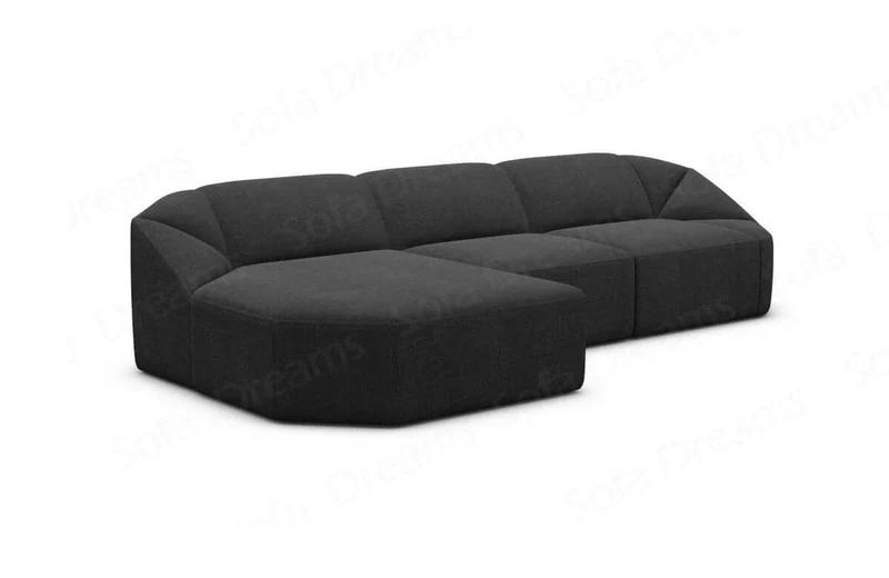 Stoff Ecksofa Cabrera L-Form Kurz