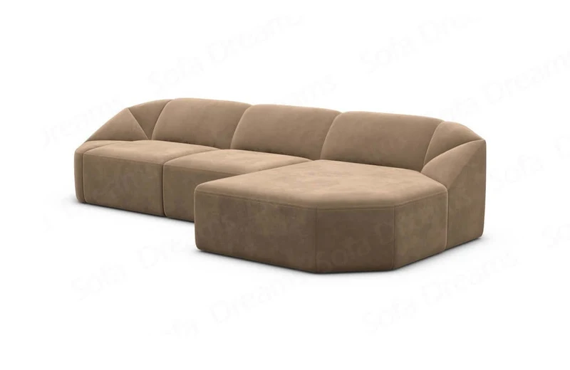 Stoff Ecksofa Cabrera L-Form Kurz