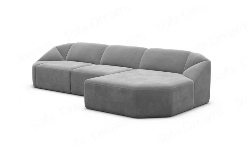 Stoff Ecksofa Cabrera L-Form Kurz
