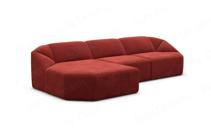 Stoff Ecksofa Cabrera L-Form Kurz