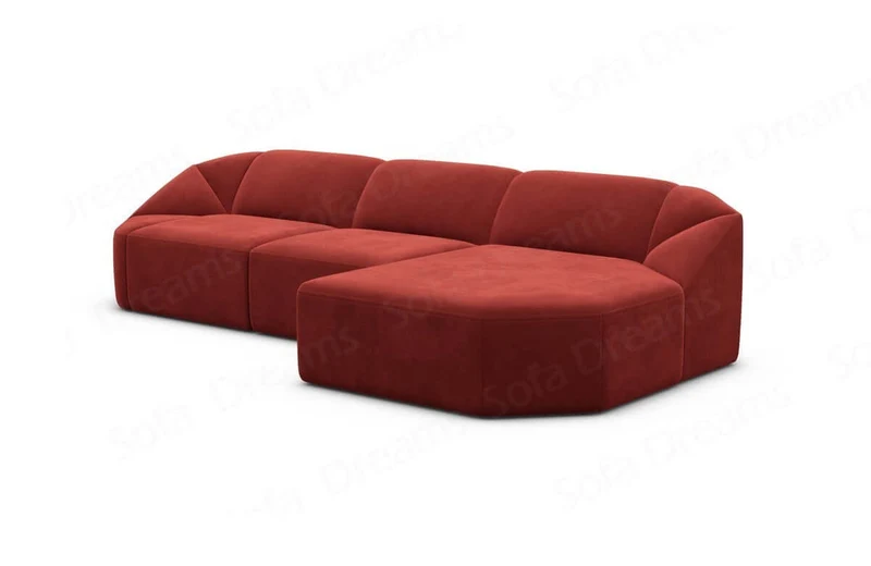 Stoff Ecksofa Cabrera L-Form Kurz