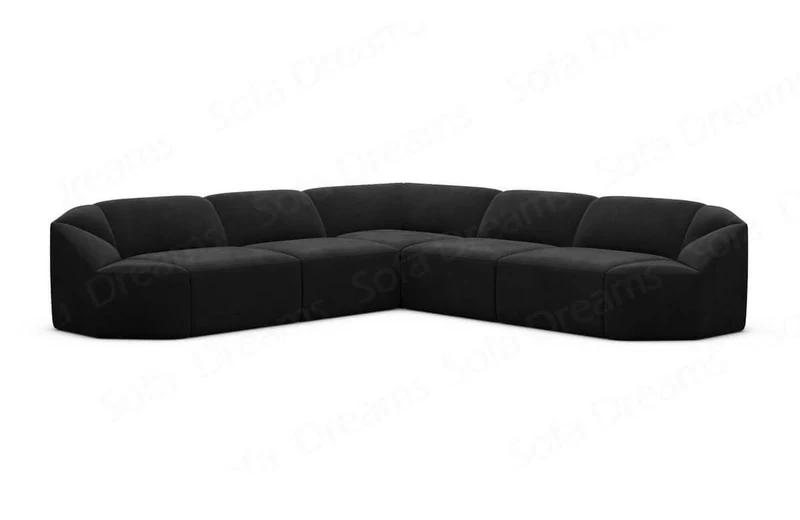 Stoff Ecksofa Cabrera L-Form