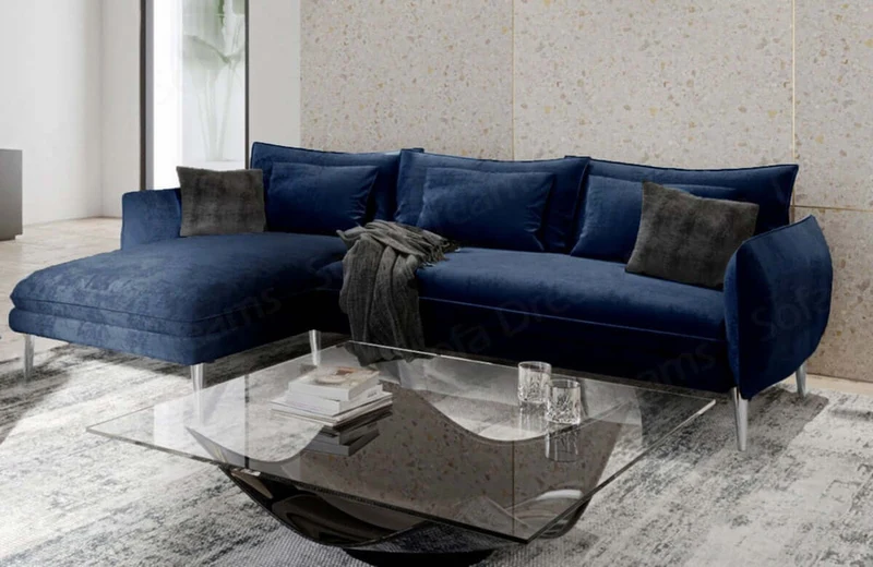Ecksofa Fuerteventura L-Form aus Stoff