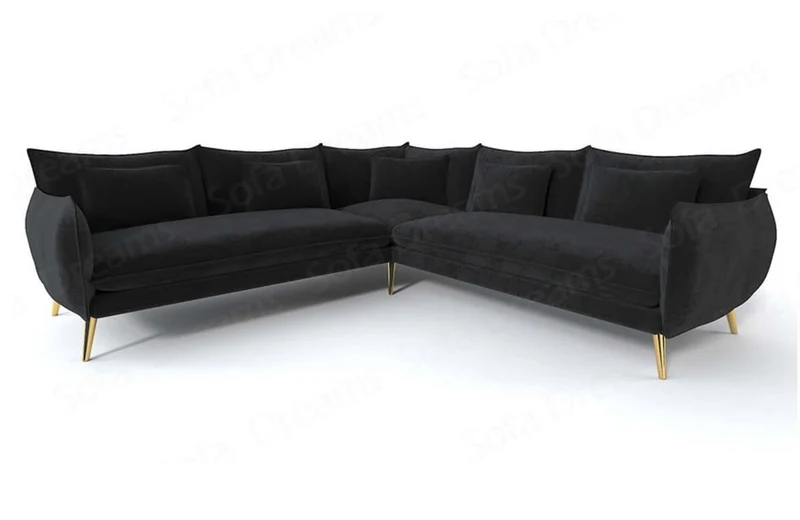 Couch Fuerteventura L-Form in Stoff