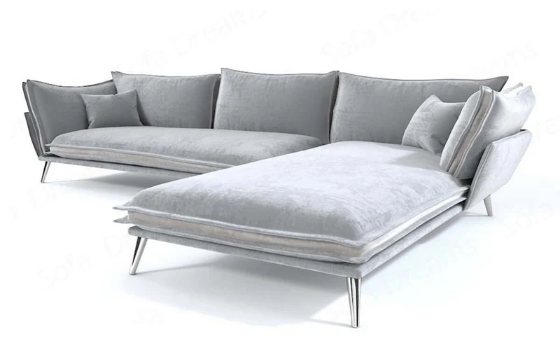 Stoff Ecksofa Lobos L-Form