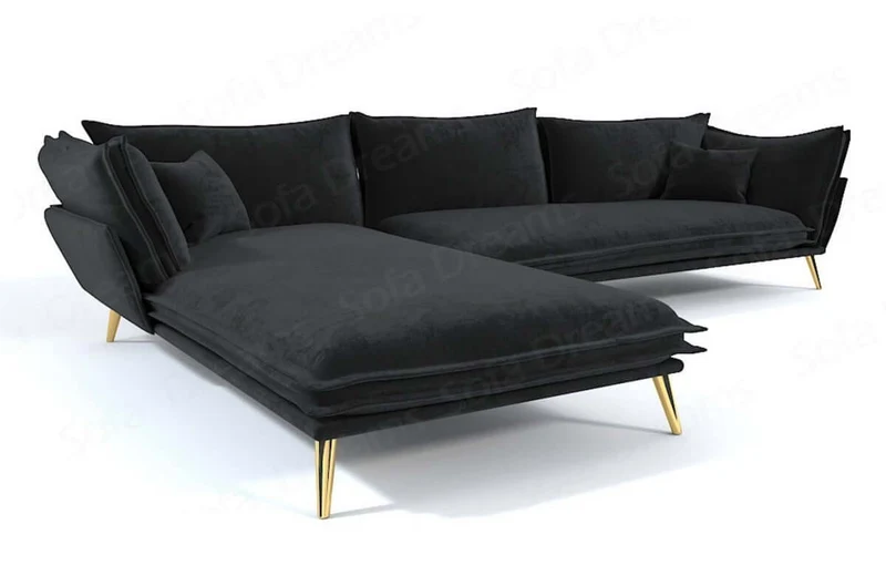 Stoff Ecksofa Lobos L-Form