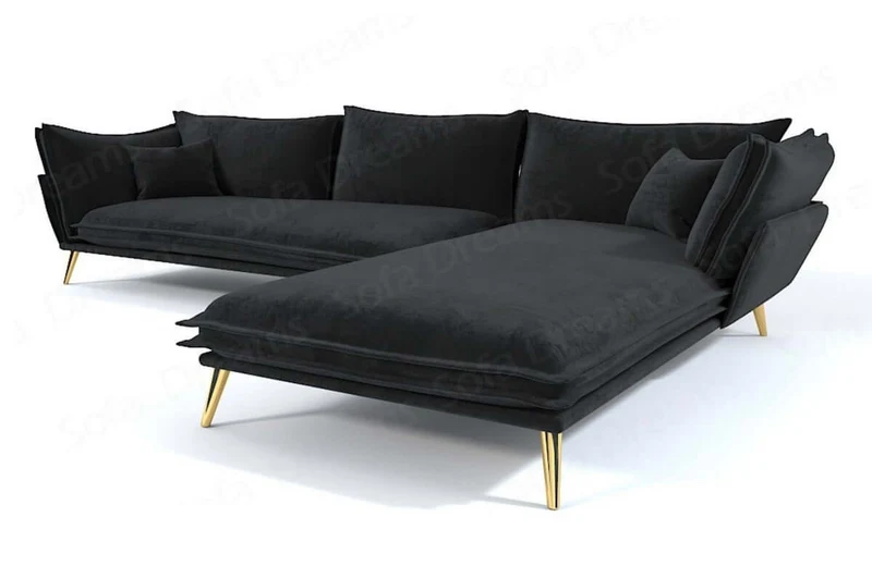 Stoff Ecksofa Lobos L-Form