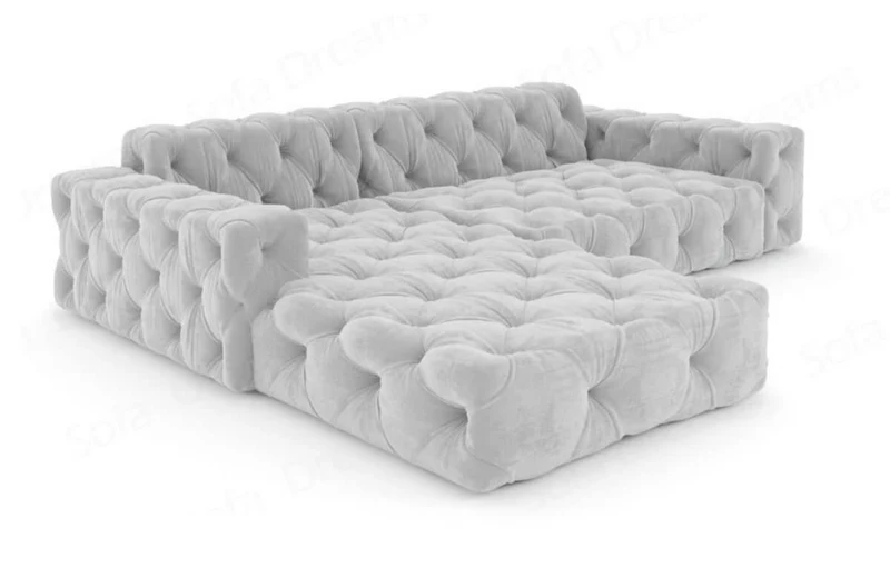 Ecksofa Menorca L-Form aus Stoff