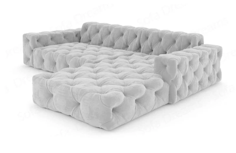 Ecksofa Menorca L-Form aus Stoff