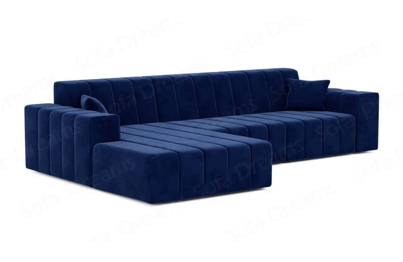 Couch Gran Canaria L-Form in Stoff Kurz