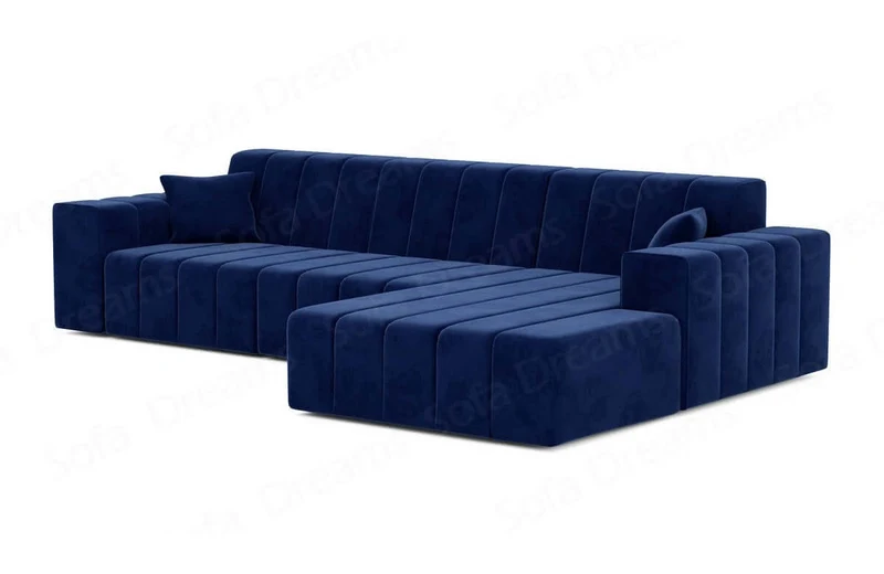 Couch Gran Canaria L-Form in Stoff Kurz