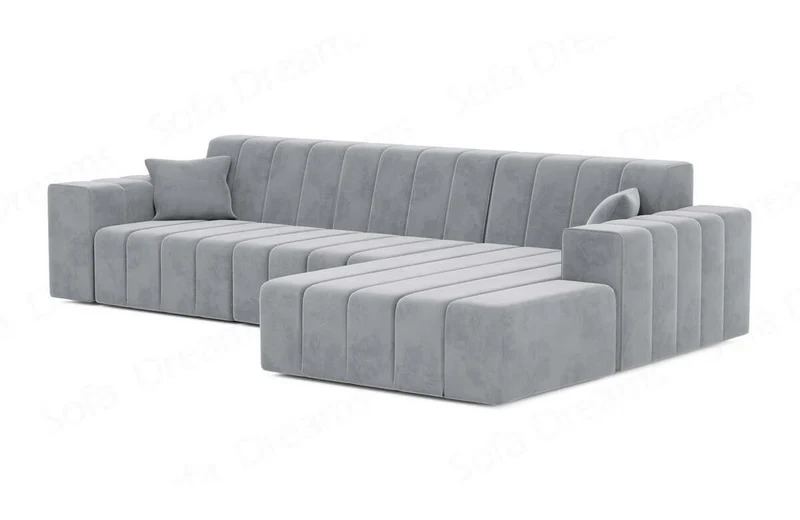 Couch Gran Canaria L-Form in Stoff Kurz