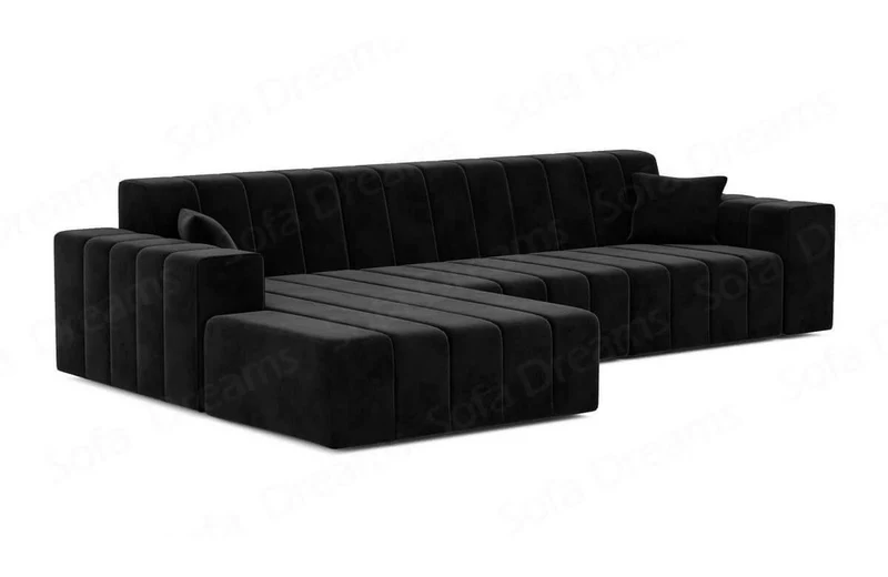 Couch Gran Canaria L-Form in Stoff Kurz