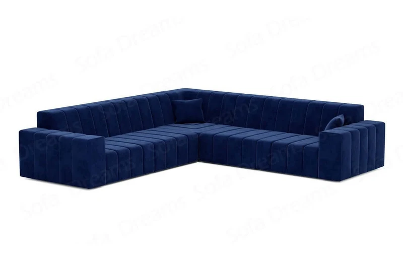 Couch Gran Canaria L-Form in Stoff