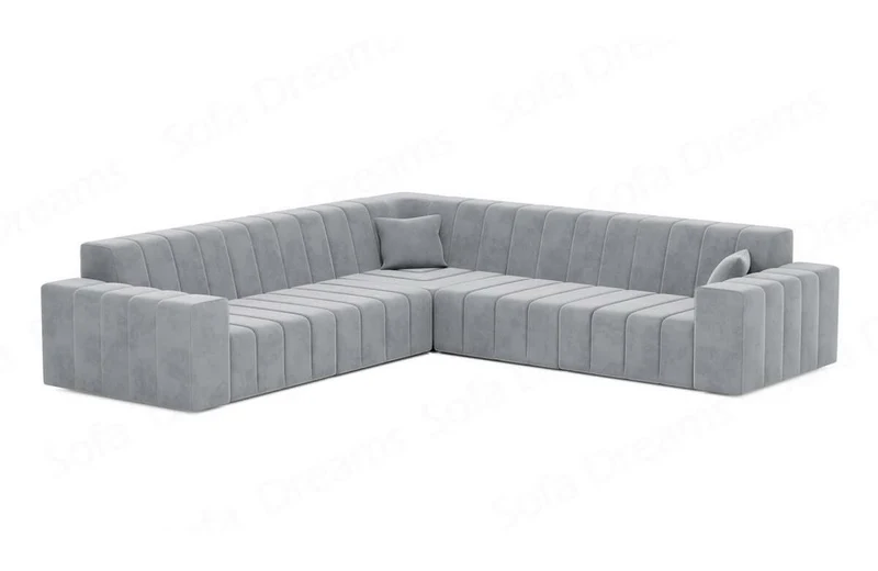 Couch Gran Canaria L-Form in Stoff