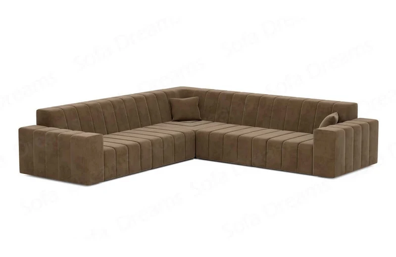 Couch Gran Canaria L-Form in Stoff