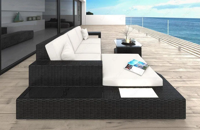 Rattan Sofa Messana L – Creme