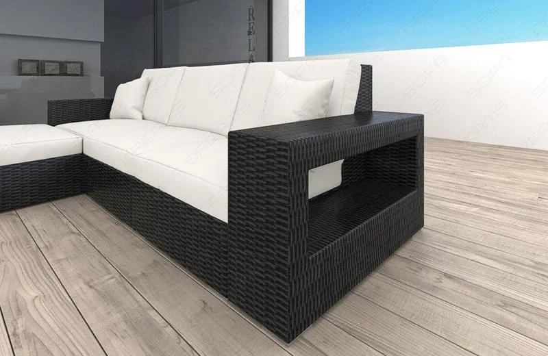 Rattan Sofa Messana L – Creme