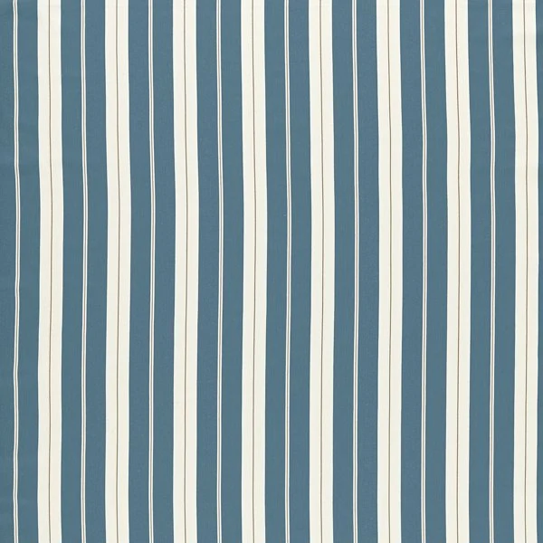 Cotton Stripes - denim & linen