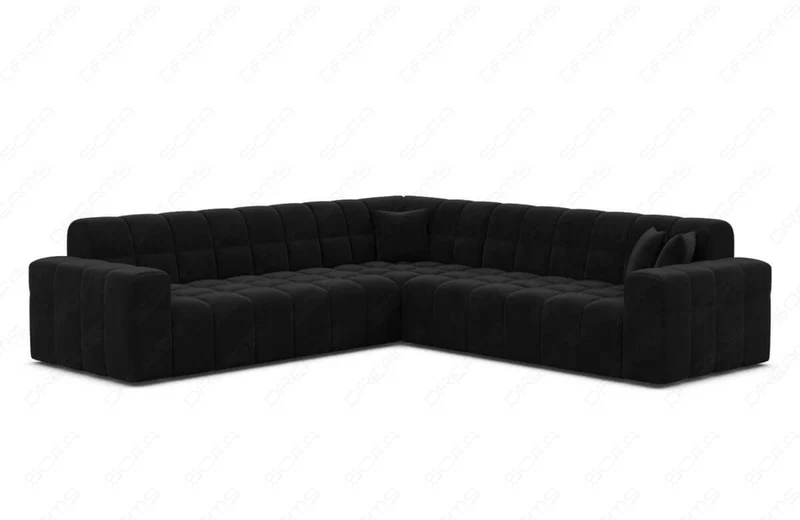 Couch Ibiza L-Form in Stoff