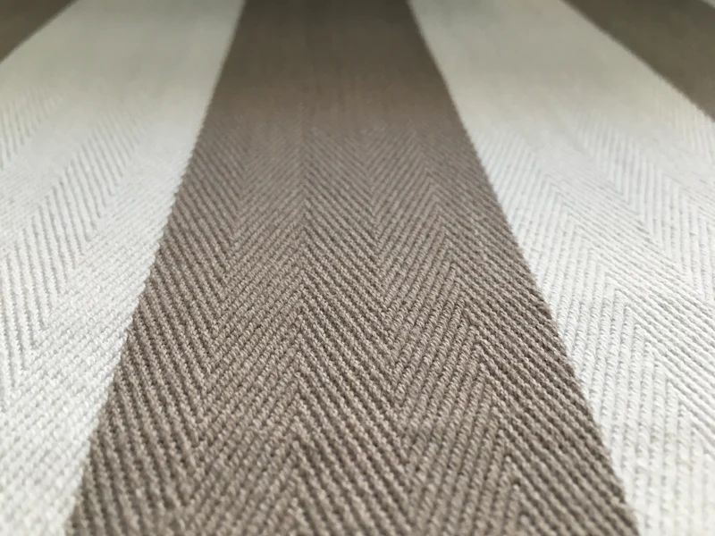 Cotton Stripes - linen & white