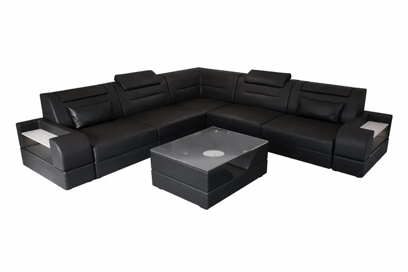 Ecksofa Trivento L-Form aus Leder