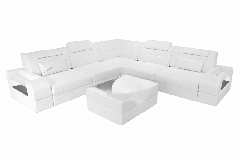 Ecksofa Trivento L-Form aus Leder
