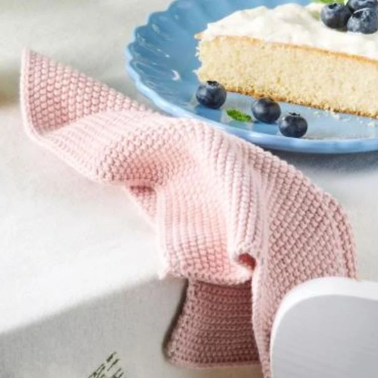 IB Laursen Spüllappen Mynte Rose Shadow gestrickt