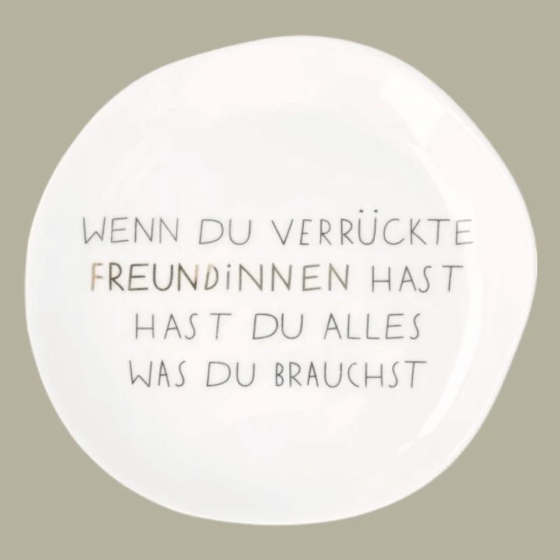 Räder Kleiner Teller Verrückte Freundinnen