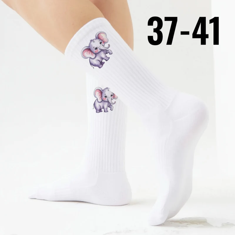 epicsocks Wilde Freunde Elefant Socken in 37-41 im Paar