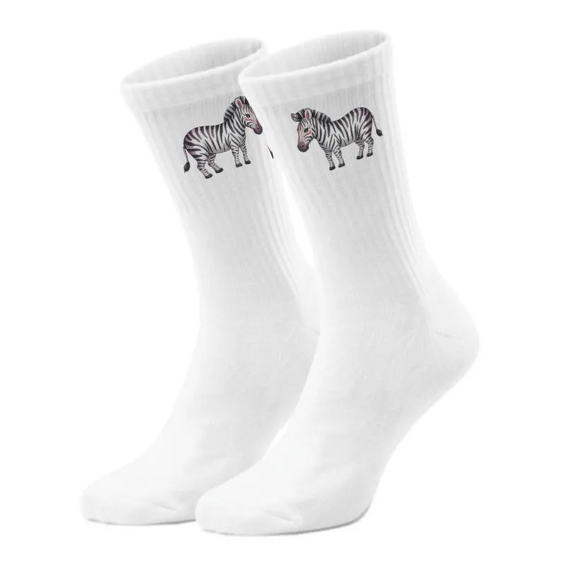 epicsocks Wilde Freunde Zebra Socken in 37-41 im Paar
