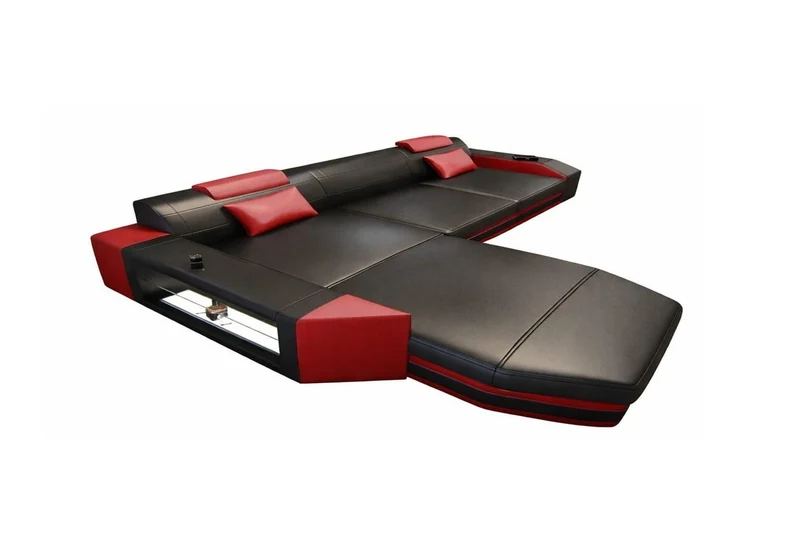 Ecksofa Prato L-Form in Leder