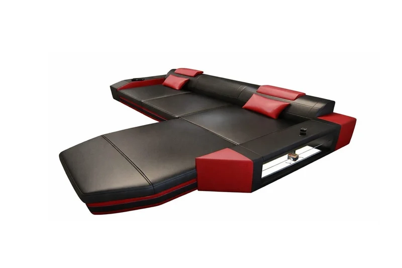 Ecksofa Prato L-Form in Leder