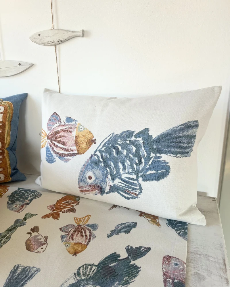 Fisch Kissenbezug "Glup & Glup Glup" von Sander