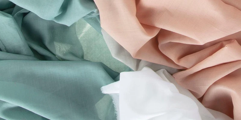 Bio Gardinenstoff - pastel green 280 cm