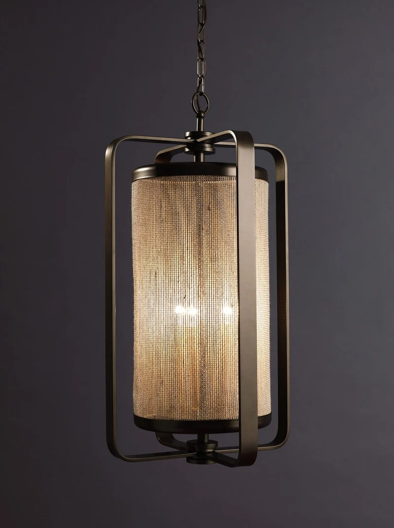 Casa Padrino Luxus Hängeleuchte Laterne Messing Brüniert Ø 45 x H. 70 cm - Handgefertigte Laterne aus Edelstahl - Luxus Kollektion - Edel & Prunkvoll