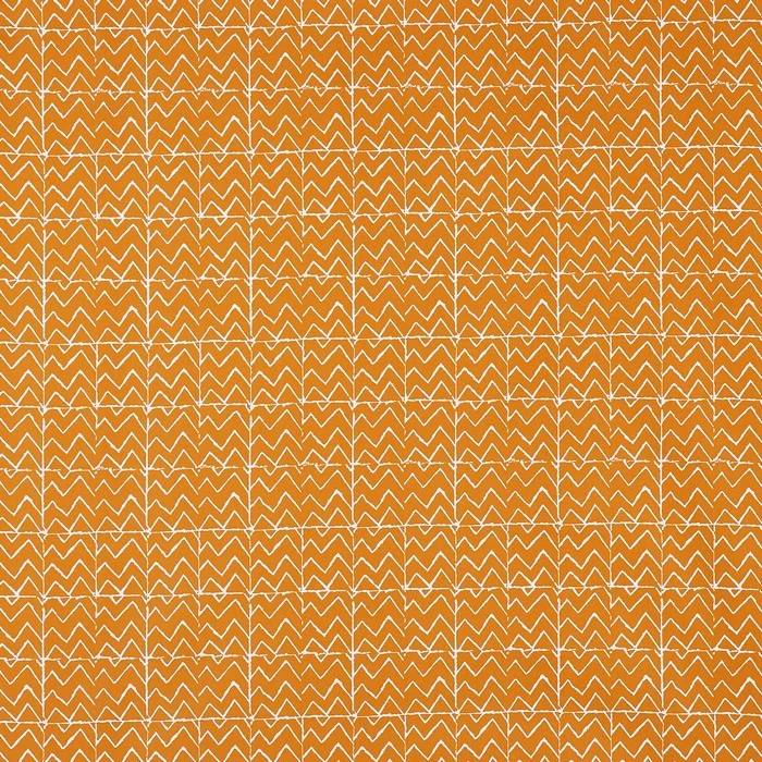 Baumwollstoff Zigzag - orangina