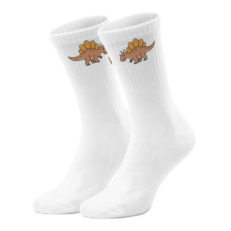 epicsocks Dino Delight Brauner Dino Socken in 37-41 im Paar
