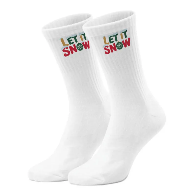 epicsocks Santa's Faves Let It Snow Socken in 37-41 im Paar