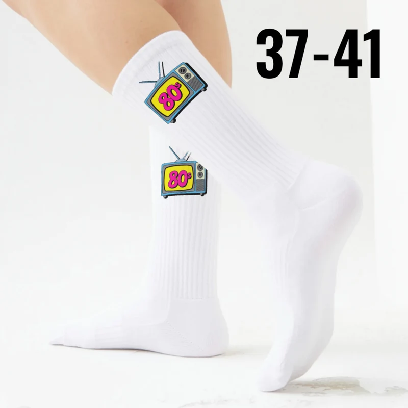 epicsocks 80sFlash Retro-TV Socken in 37-41 im Paar