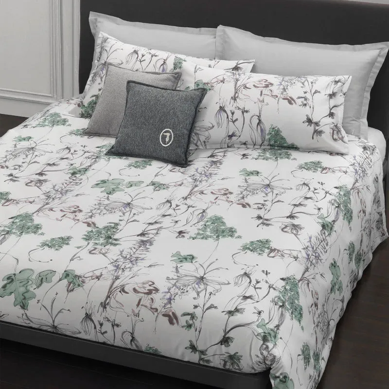 Copriletto Primaverile urban flowers Winter Cottage in Raso di cotone 90 gr/mq