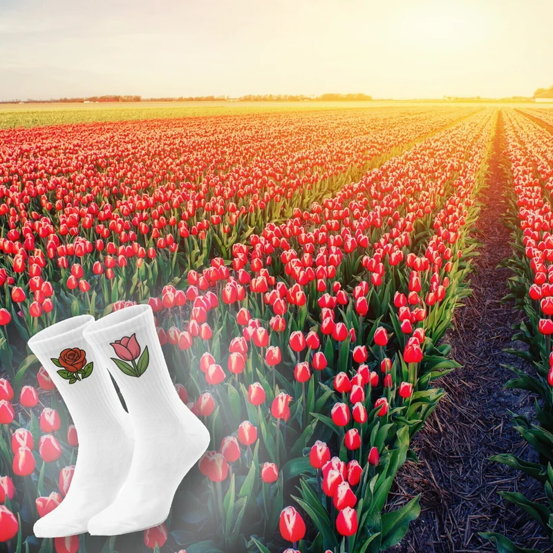 epicsocks Floral Fantasy Blumenrausch Socken in 37-41 im Paar